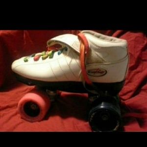 Riedell speed skates.